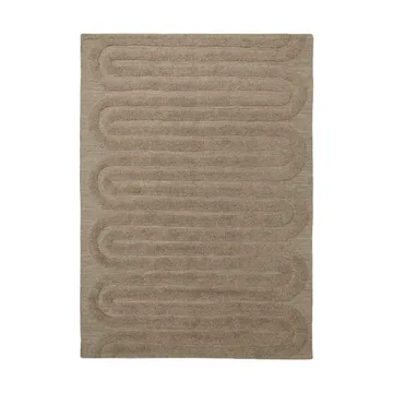 Riklund ullmatta 190x290 cm - Beige-melange - Tinted
