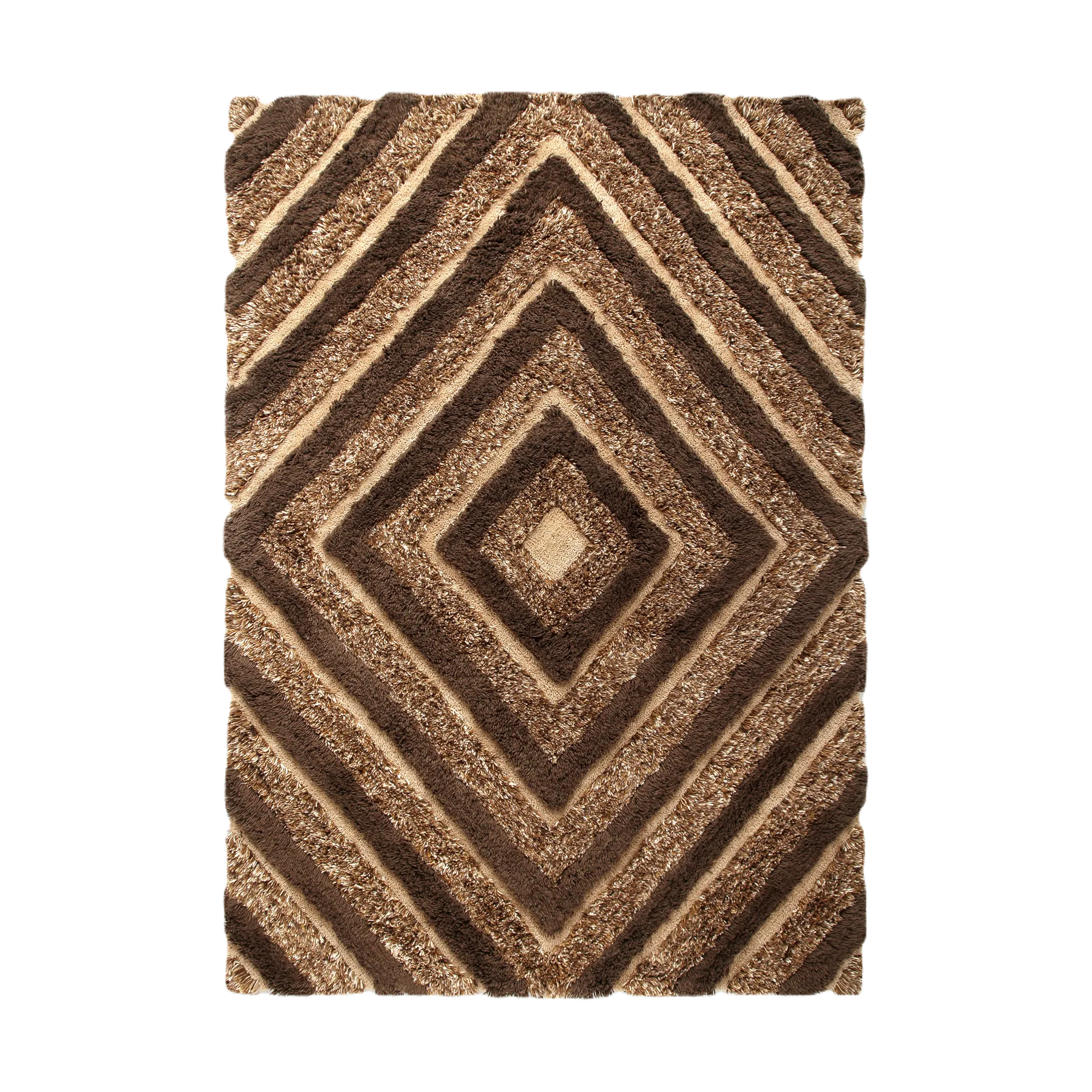 Stenborg ullmatta 170x240 cm, Brown Tinted