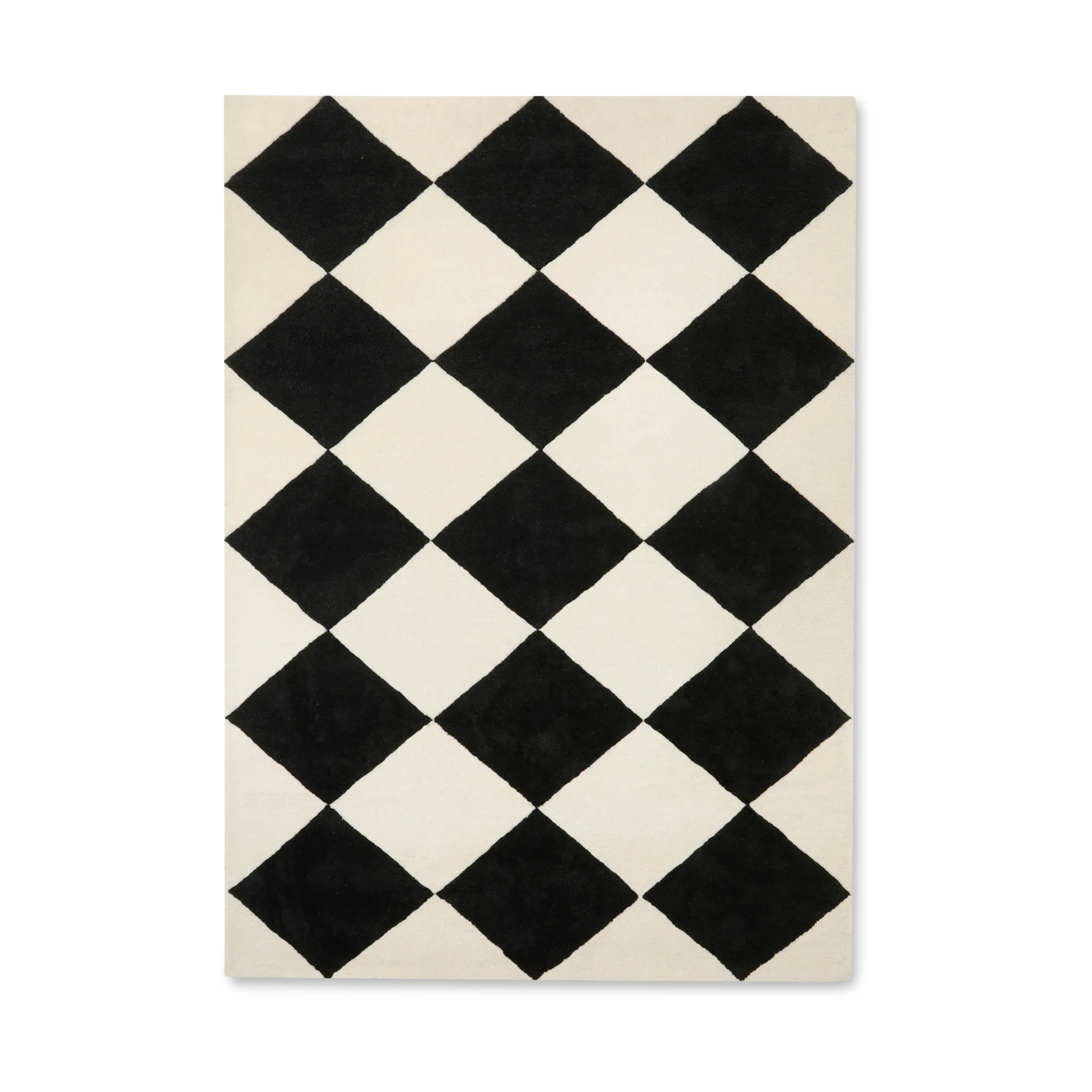 Tenman ullmatta 170x240 cm, Black-white Tinted