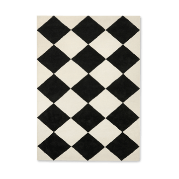 Tenman ullmatta 170x240 cm - Black-white - Tinted