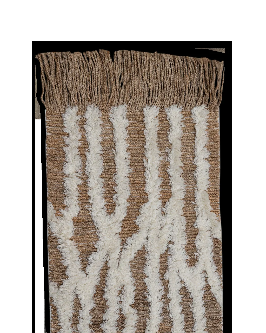 Tinted Wahl gångmatta jute 80x250 cm Brown-offwhite
