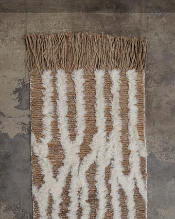 Wahl g�ångmatta jute 80x250 cm - Brown-offwhite - Tinted