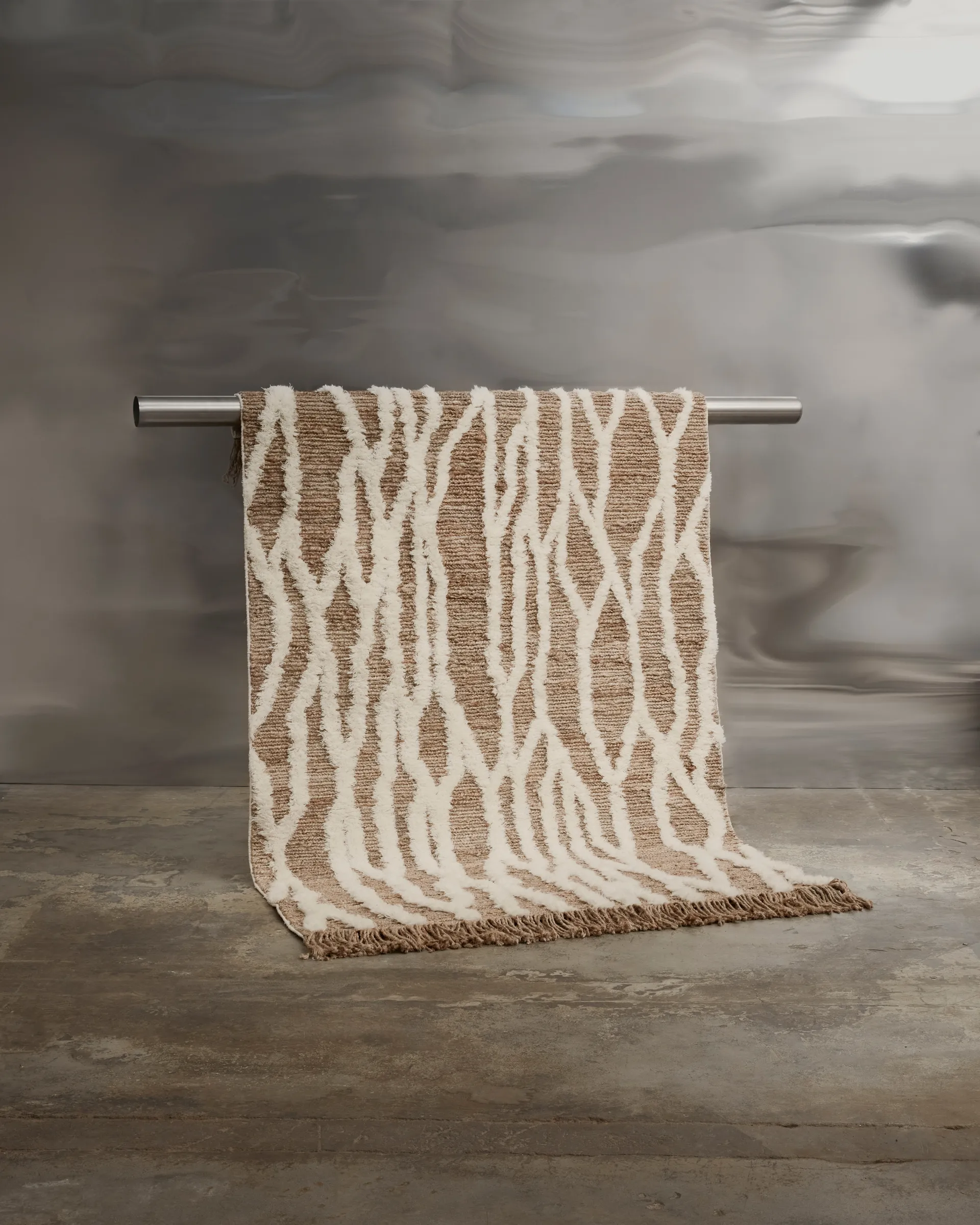 Wahl jutematta 170x240 cm, Brown-offwhite Tinted