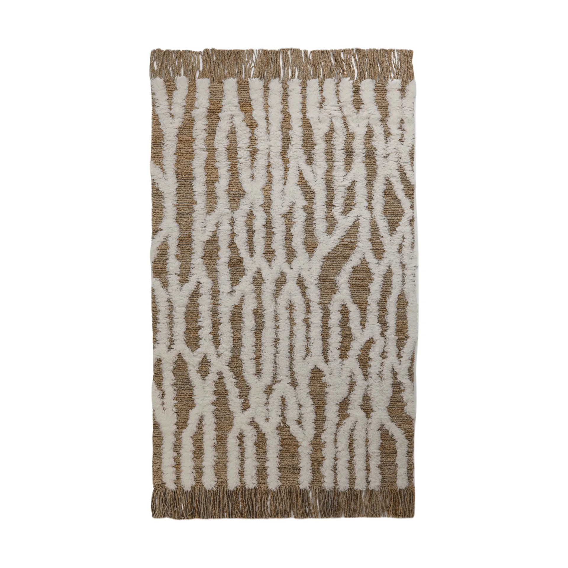 Wahl jutematta 200x300 cm, Brown-offwhite Tinted