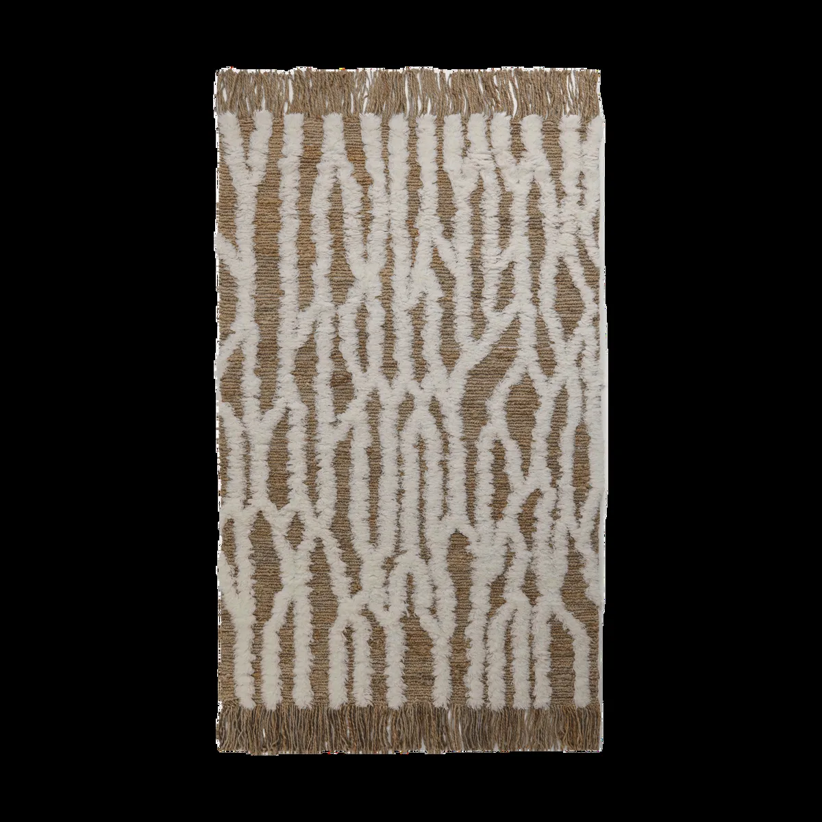 Tinted Wahl jutematta 200x300 cm Brown-offwhite