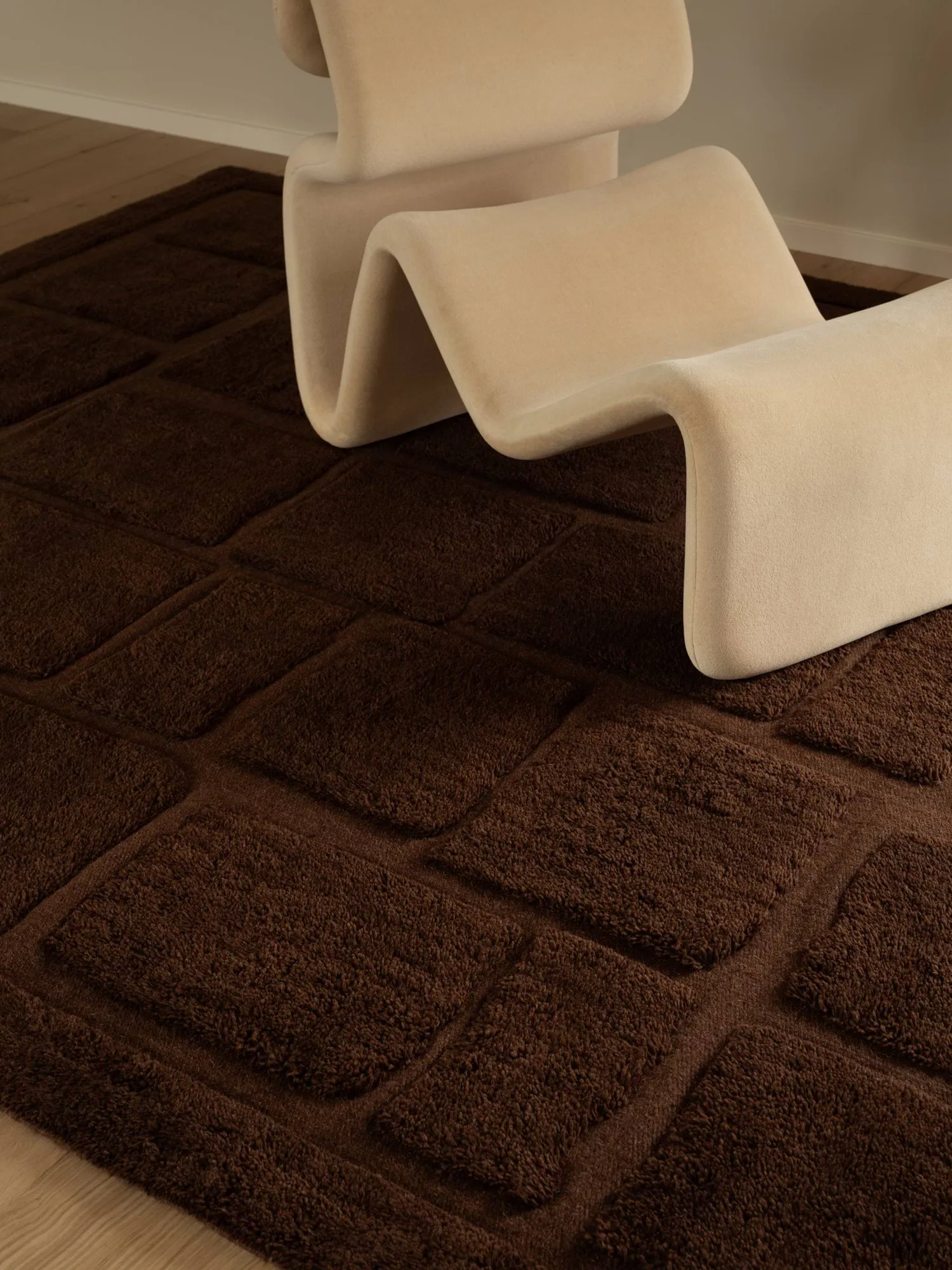 Wandel ullmatta, Brown, 250x350 cm Tinted