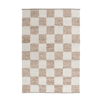 Gotland Design matta Special Edition - Light brown-white nr. 2412, 140x200 cm - Tisca
