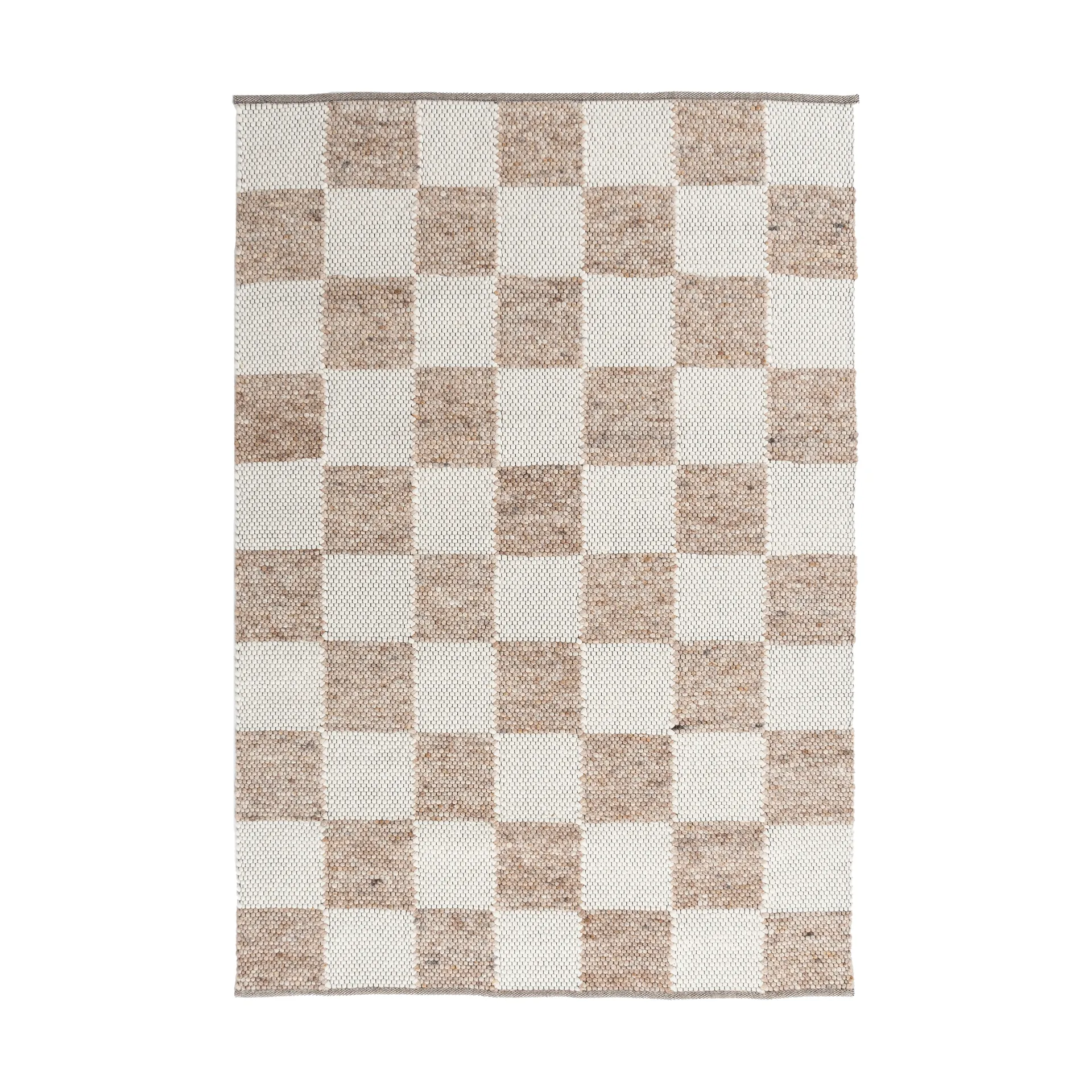 Gotland Design matta Special Edition, Light brown-white nr. 2412, 200x300 cm Tisca