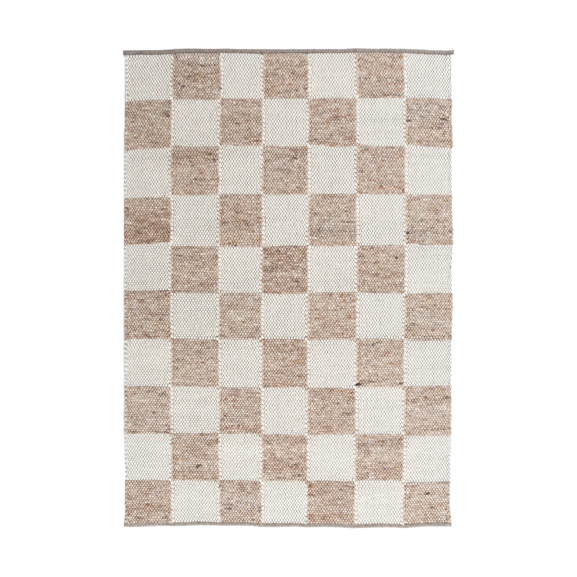 Gotland Design matta Special Edition, Light brown-white nr. 2412, 70x140 cm Tisca