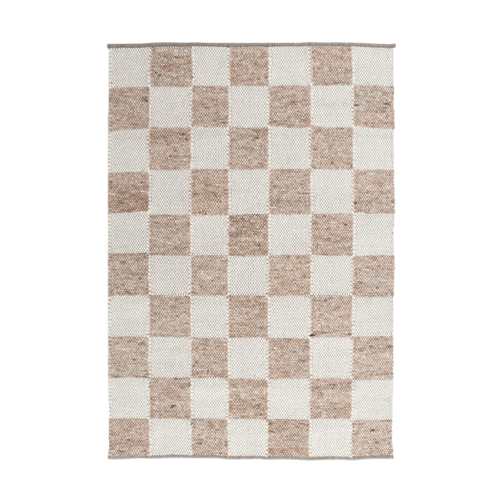 Gotland Design matta Special Edition - Light brown-white nr. 2412, 70x140 cm - Tisca