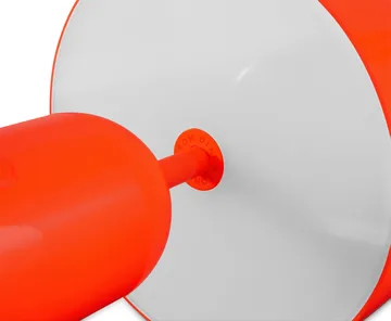 Bell Portabel LED bordslampa 28 cm - Fluoro (röd) - Tom Dixon