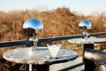 Bell Portabel LED bordslampa 28 cm - Silver - Tom Dixon