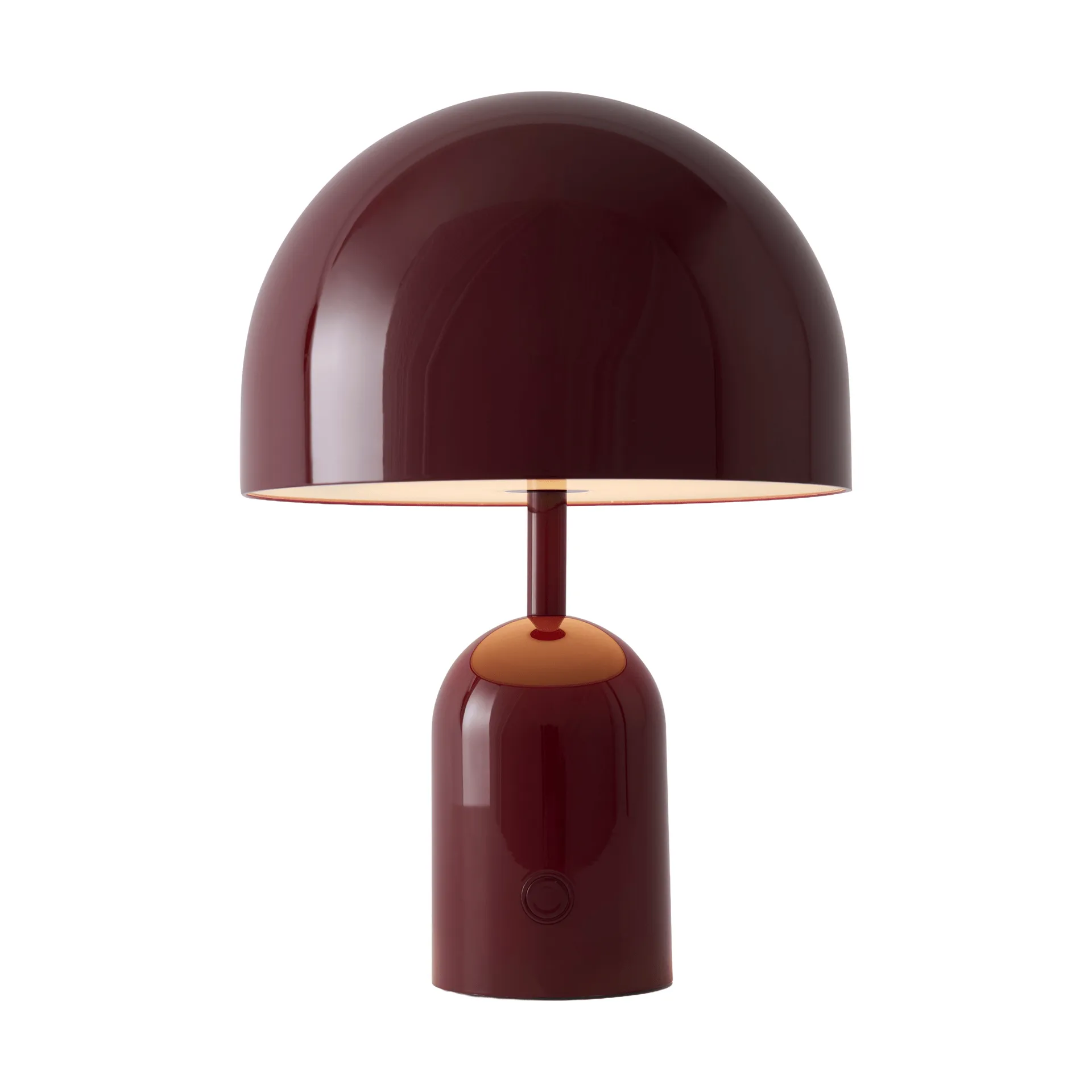 Bell Portabel LED bordslampa 28 cm v.2, Burgundy Tom Dixon