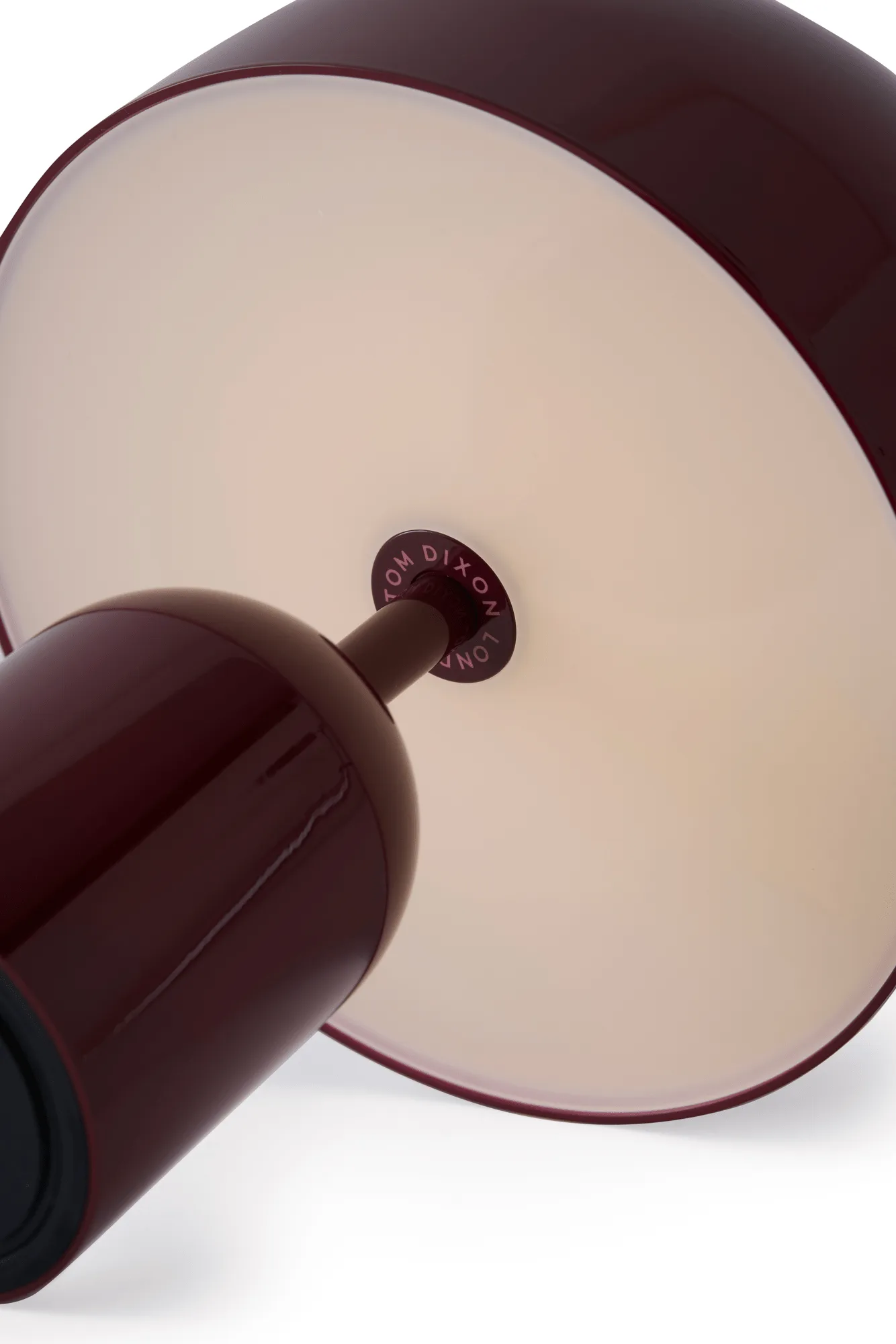 Bell Portabel LED bordslampa 28 cm v.2, Burgundy Tom Dixon