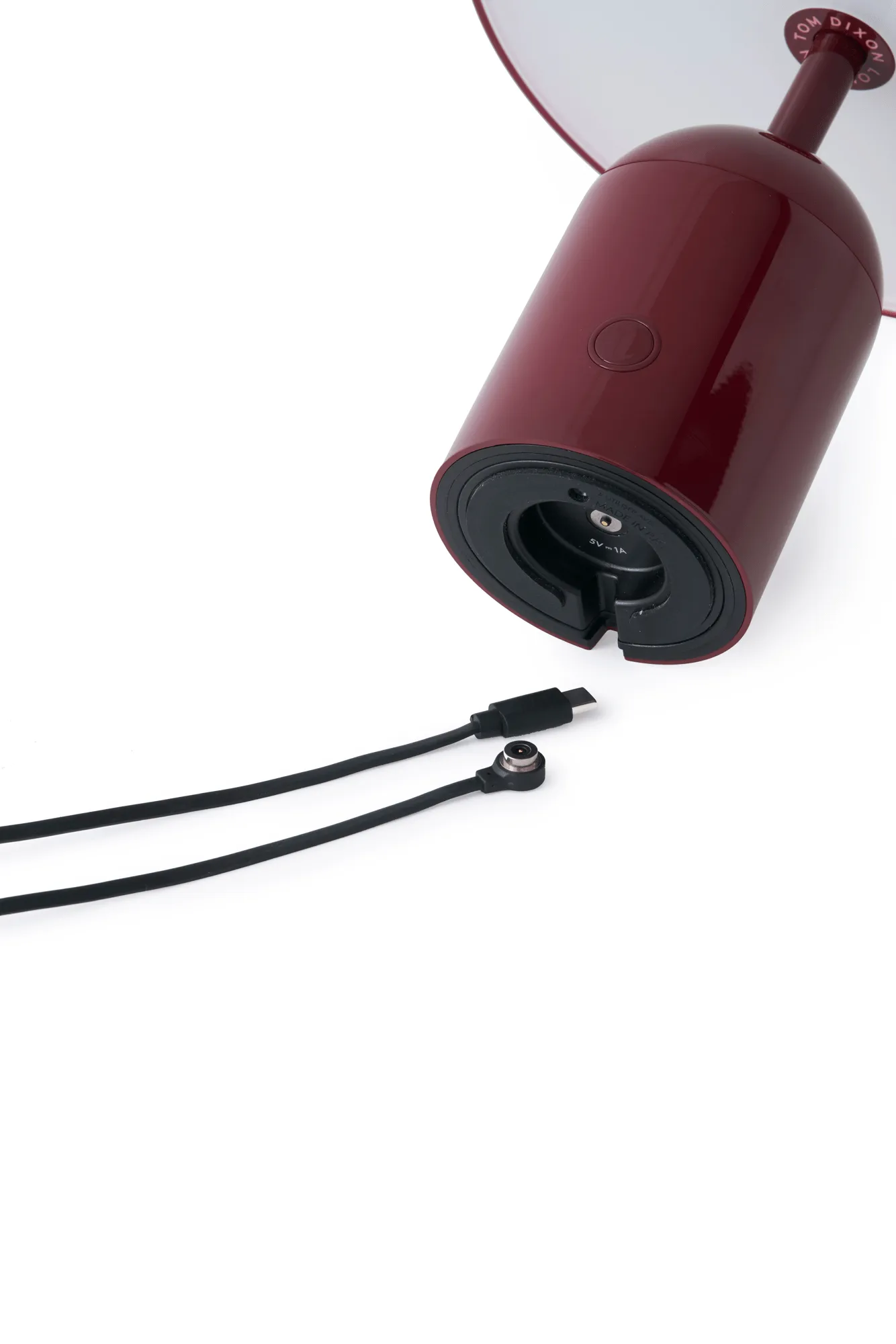 Bell Portabel LED bordslampa 28 cm v.2, Burgundy Tom Dixon