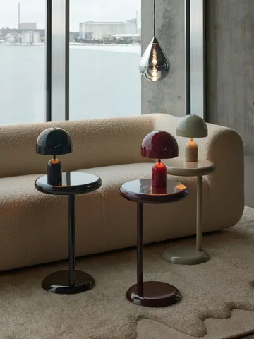 Bell Portabel LED bordslampa 28 cm v.2 - Burgundy - Tom Dixon