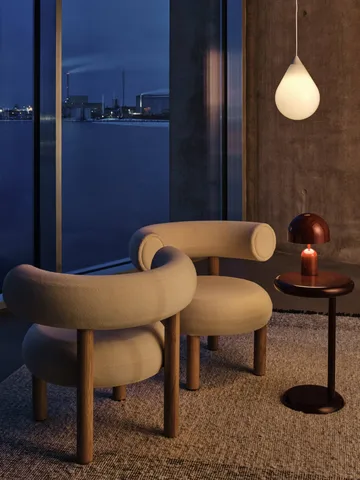 Bell Portabel LED bordslampa 28 cm v.2 - Burgundy - Tom Dixon