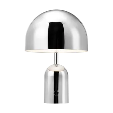 Bell Portable LED bordslampa 28 cm - Silver - Tom Dixon