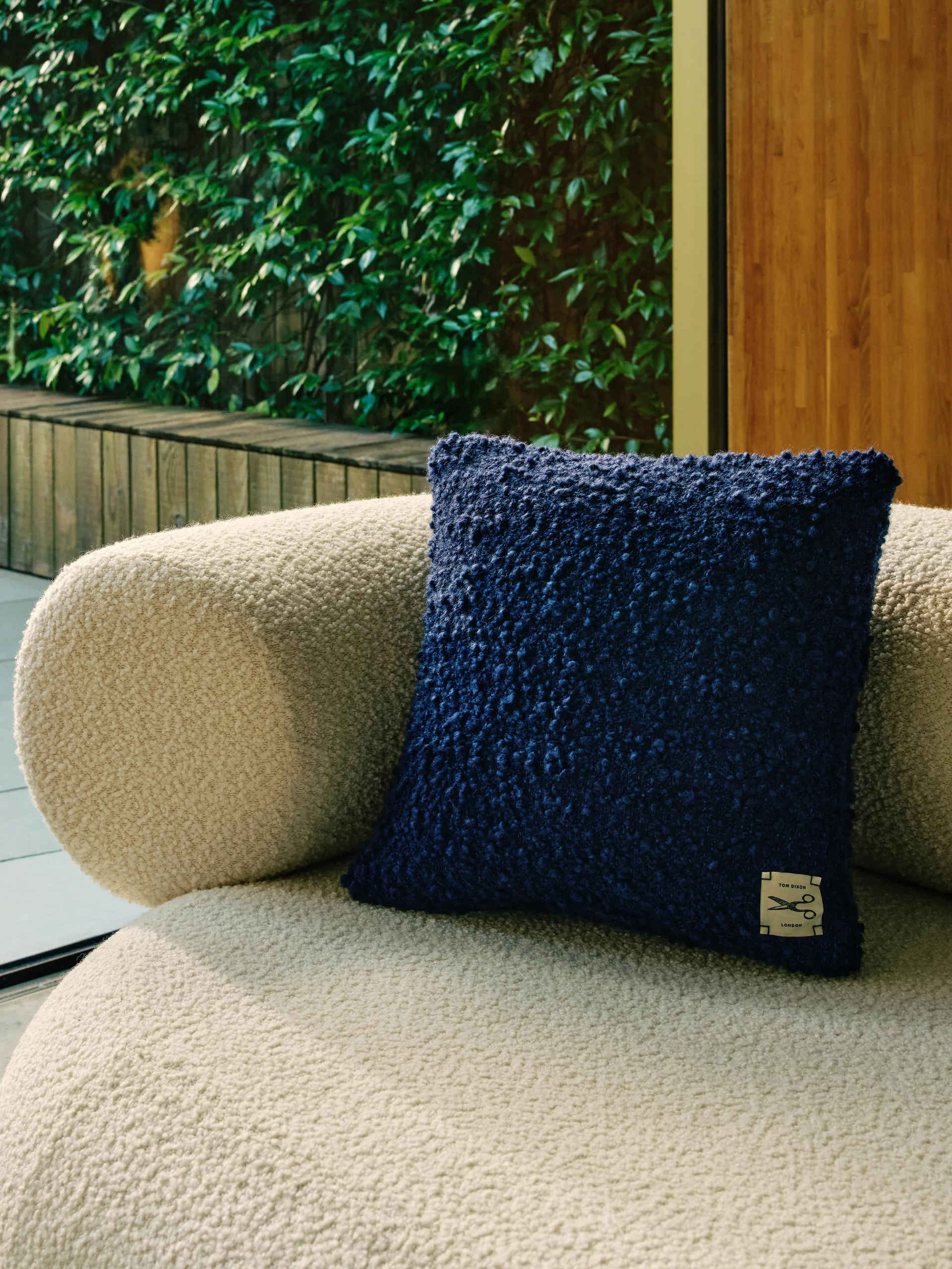 Bobble kudde 45x45 cm, Blue Tom Dixon