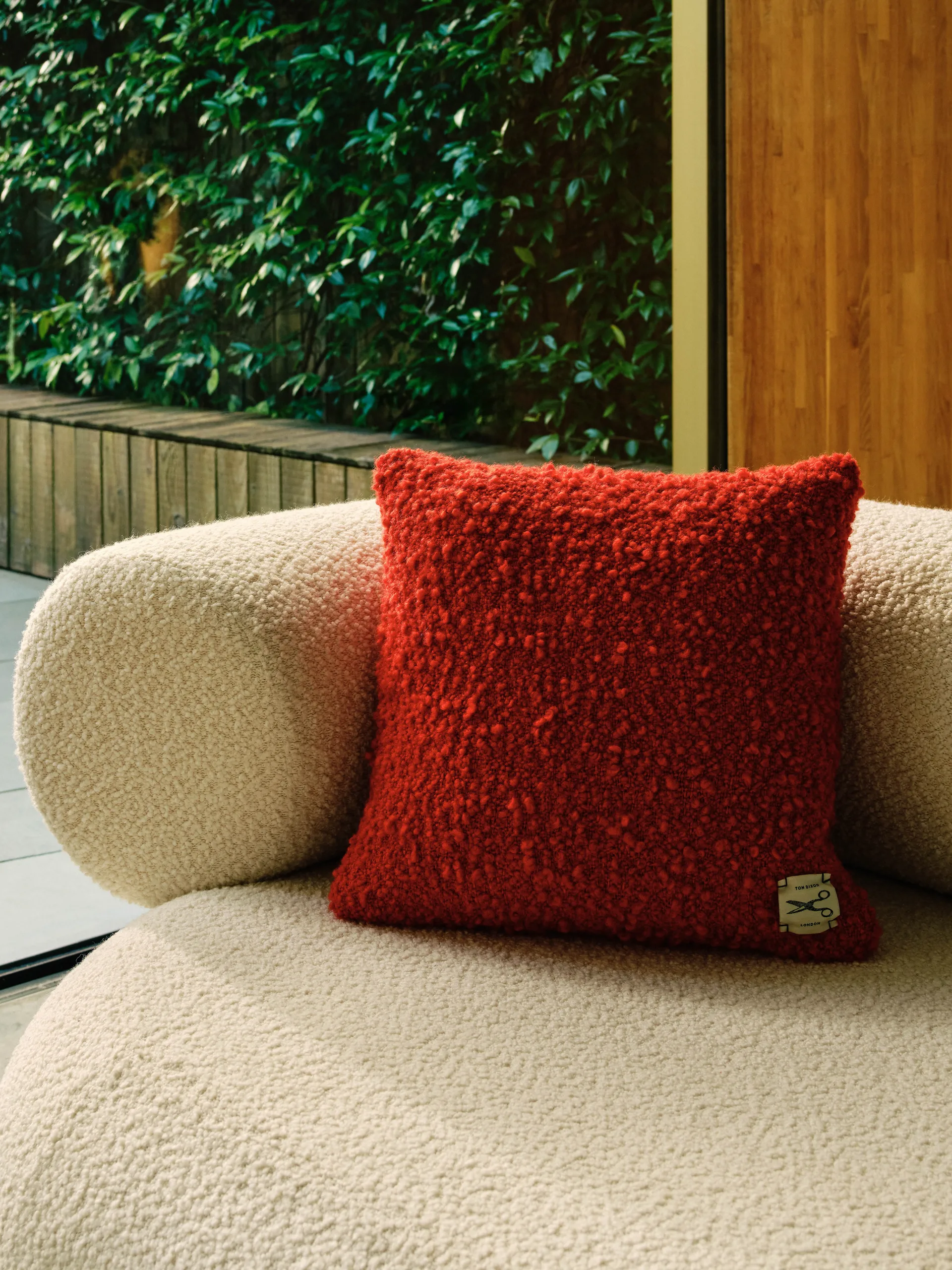 Bobble kudde 45x45 cm, Orange Tom Dixon