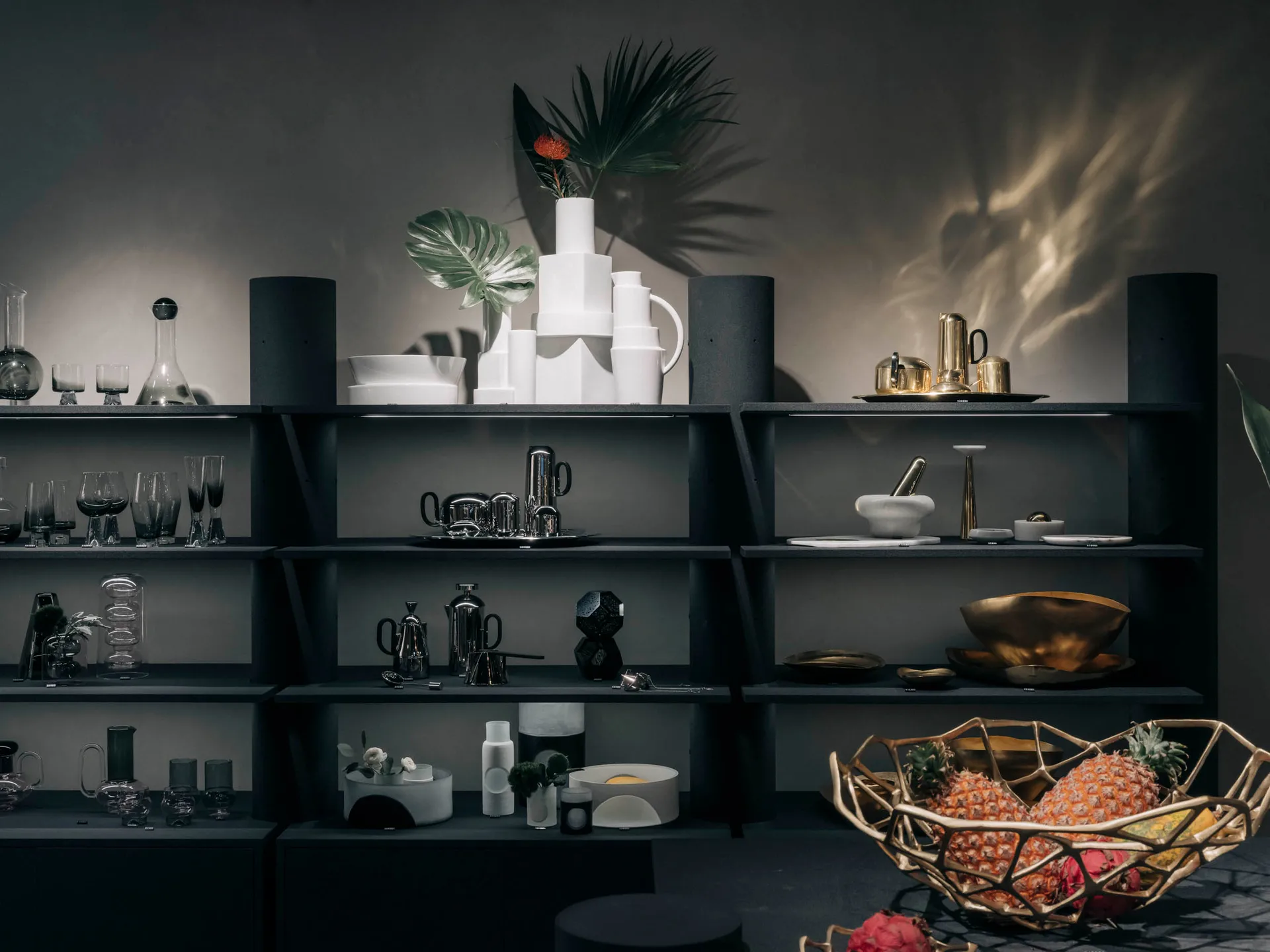 Bone skål, Mässing, L Tom Dixon