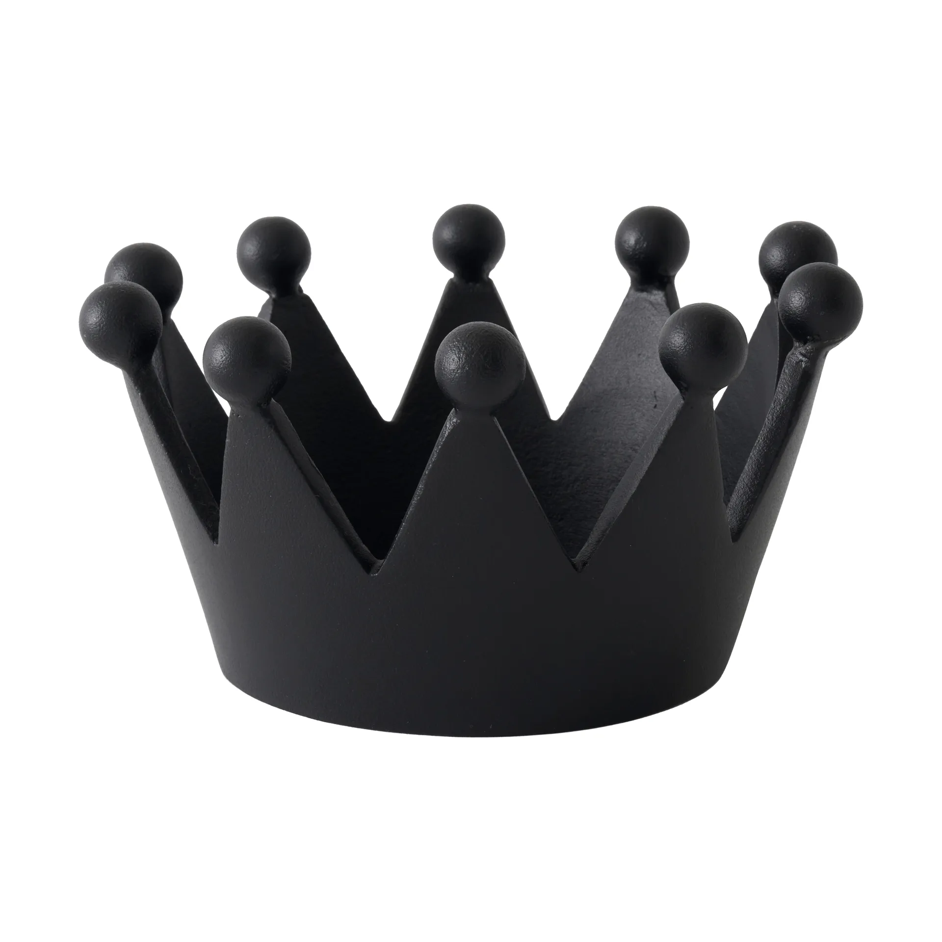Cast Iron Crown ljuslykta, Ø14x8,2 cm Tom Dixon