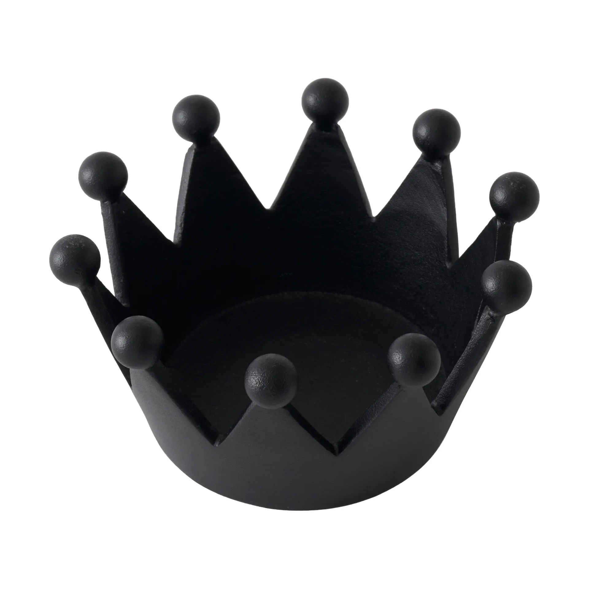 Cast Iron Crown ljuslykta, Ø14x8,2 cm Tom Dixon