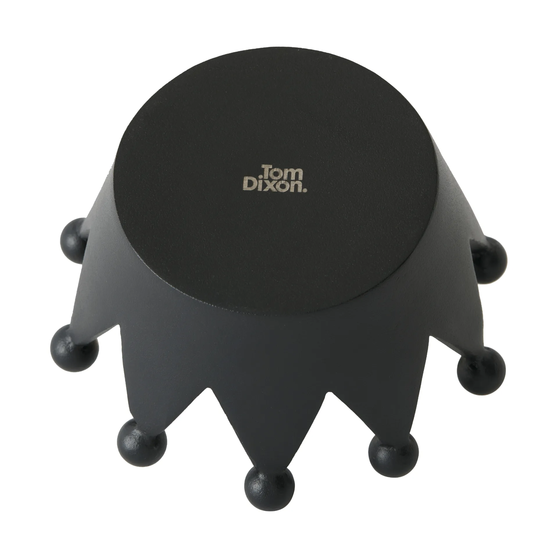 Cast Iron Crown ljuslykta, Ø14x8,2 cm Tom Dixon