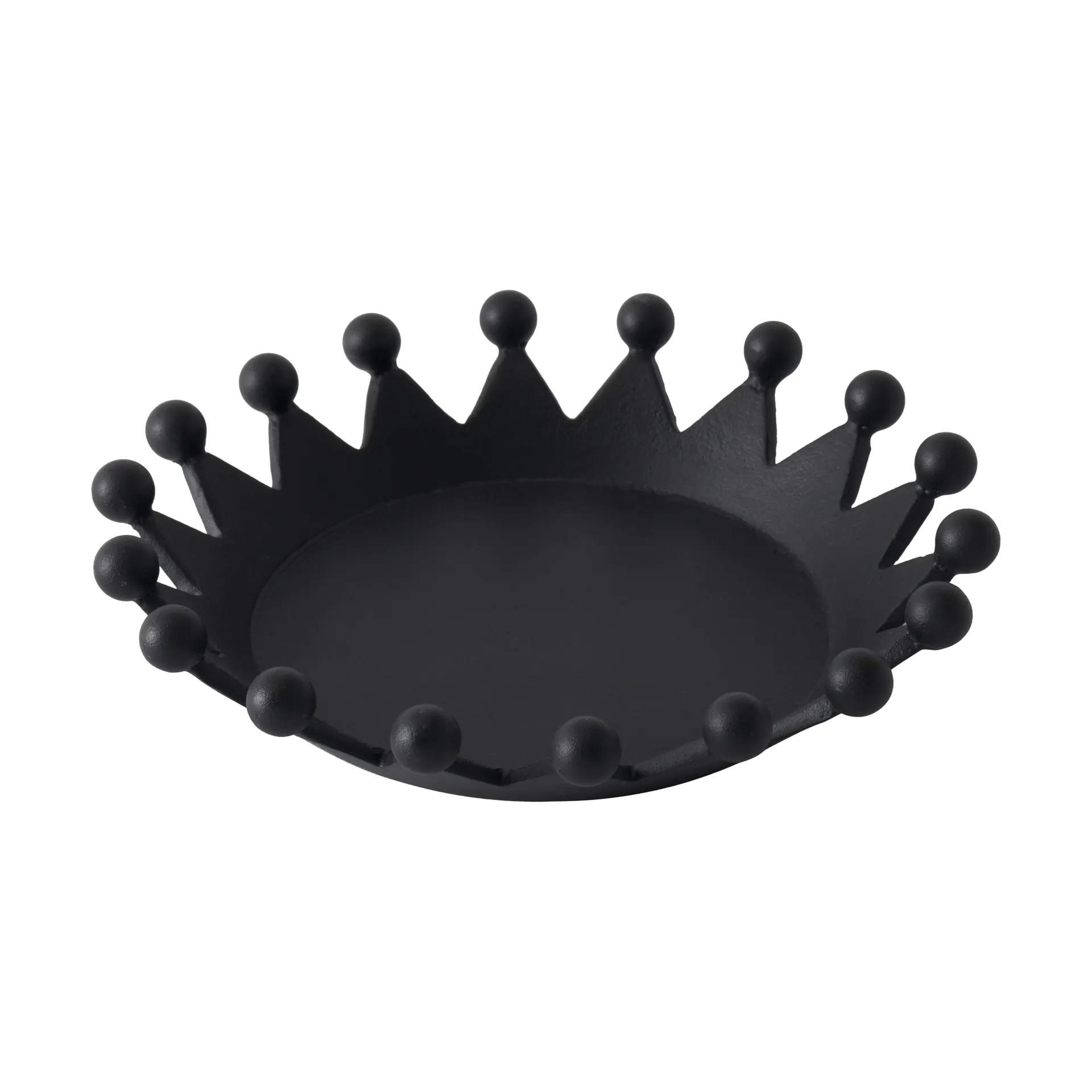 Cast Iron Crown ljuslykta, Ø22x4,5 cm Tom Dixon