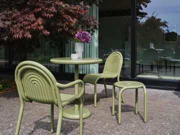 Groove cafébord runt - Moss, Ø70 cm - Bordsskiva - Tom Dixon