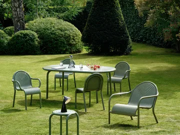 Groove Obround matbord - Moss, 86x186 cm - Bordsskiva - Tom Dixon