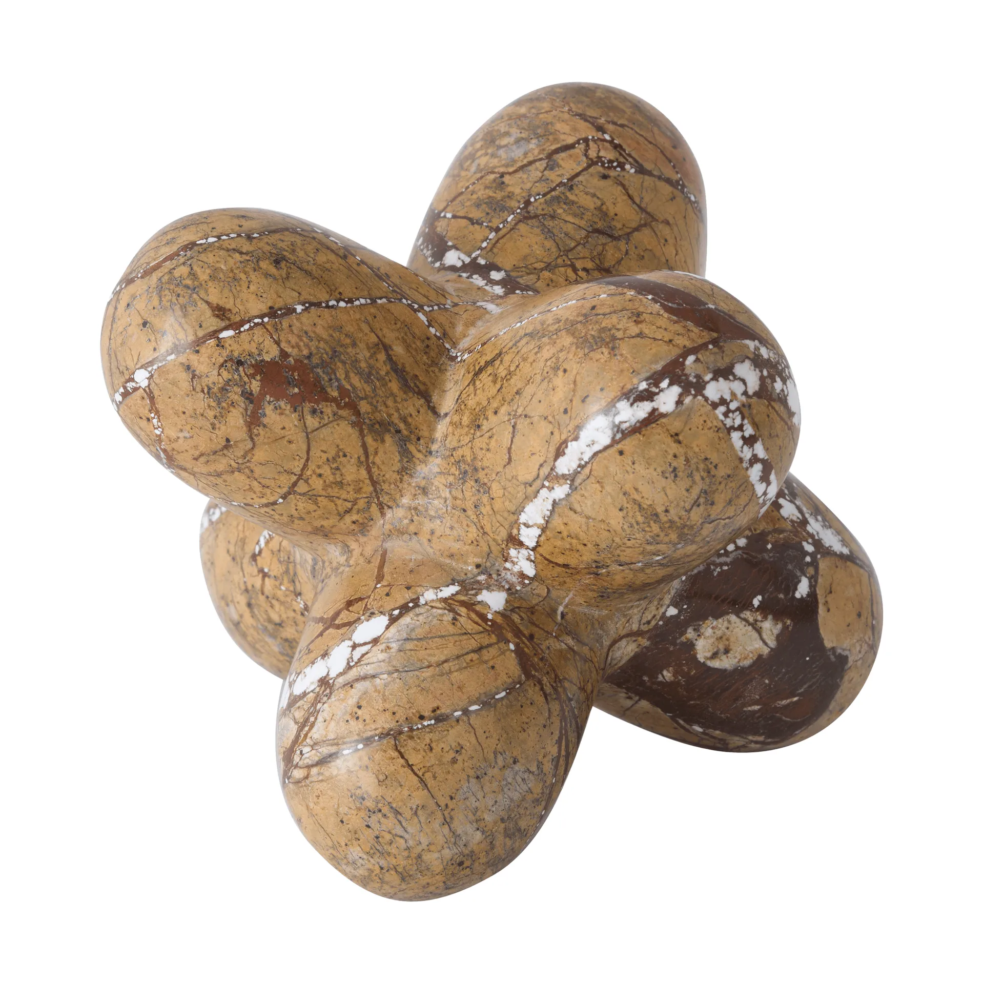 Jack dekorationsobjekt, Forest brown marble, 10x8,5 cm Tom Dixon
