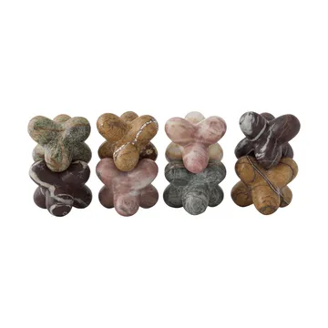 Jack dekorationsobjekt - Forest brown marble, 10x8,5 cm - Tom Dixon