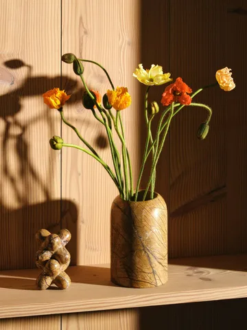 Jack dekorationsobjekt - Forest brown marble, 10x8,5 cm - Tom Dixon