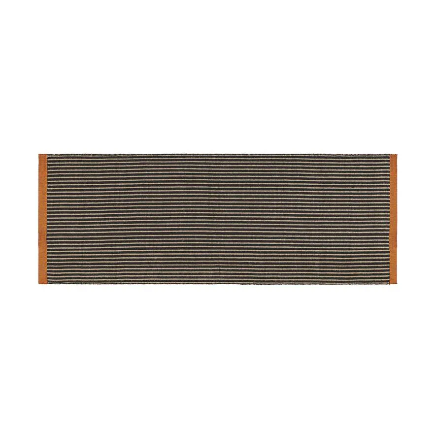 Line matta, Svart 70x250 cm