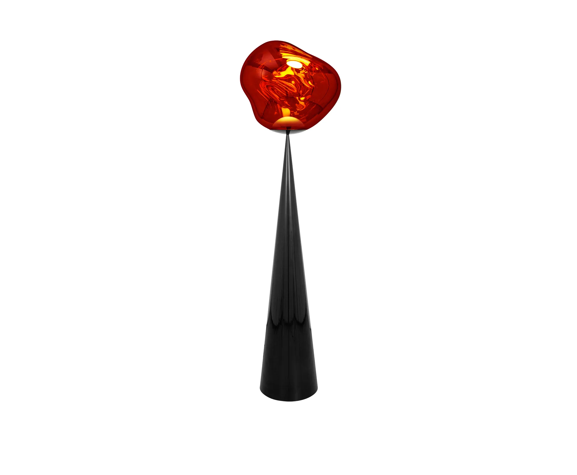 Melt Cone fat golvlampa LED 174,5 cm, Copper Tom Dixon