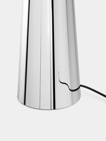 Melt Cone fat golvlampa LED 174,5 cm - Nickel-silverfärgad - Tom Dixon