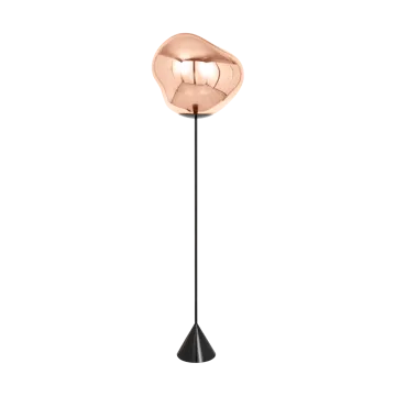 Melt Cone slim golvlampa LED 180 cm - Copper - Tom Dixon