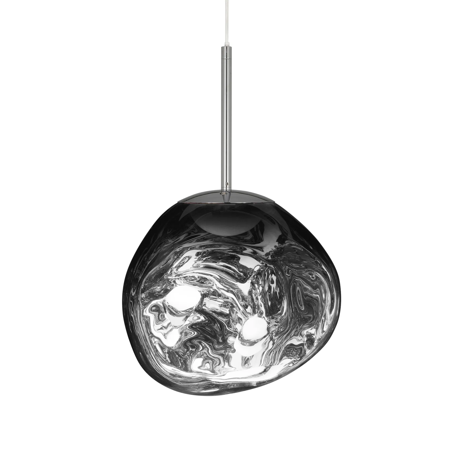 Melt pendel LED, Chrome (krom), mini 27x28 cm Tom Dixon