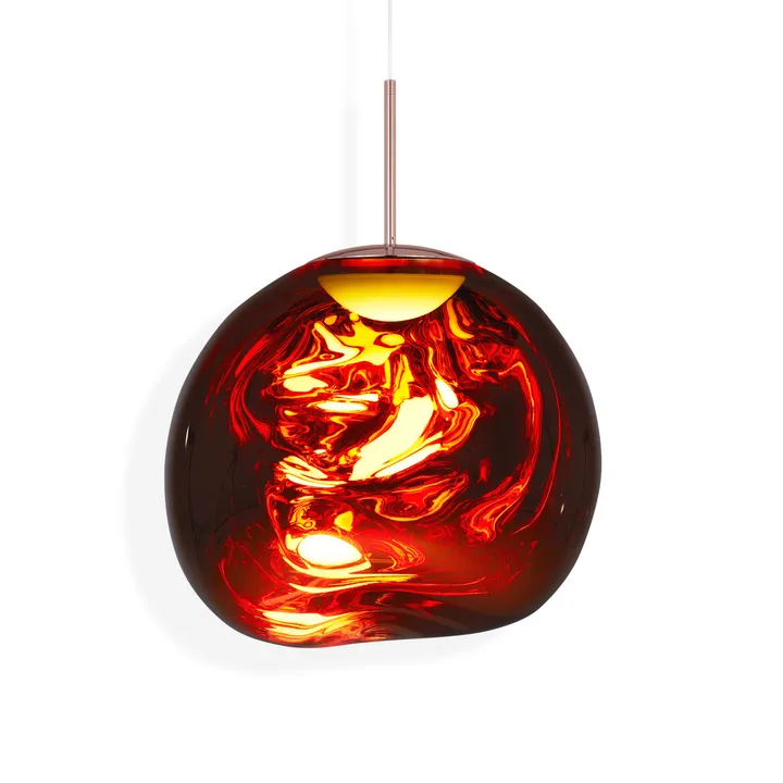 Melt pendel LED - Copper (koppar), medium 50x50 cm - Tom Dixon