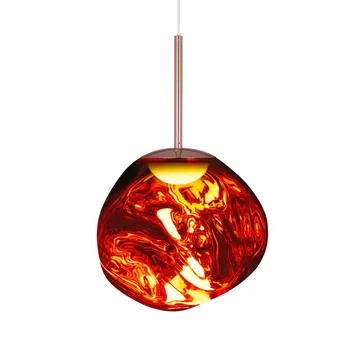 Melt pendel LED - Copper (koppar), mini 27x28 cm - Tom Dixon