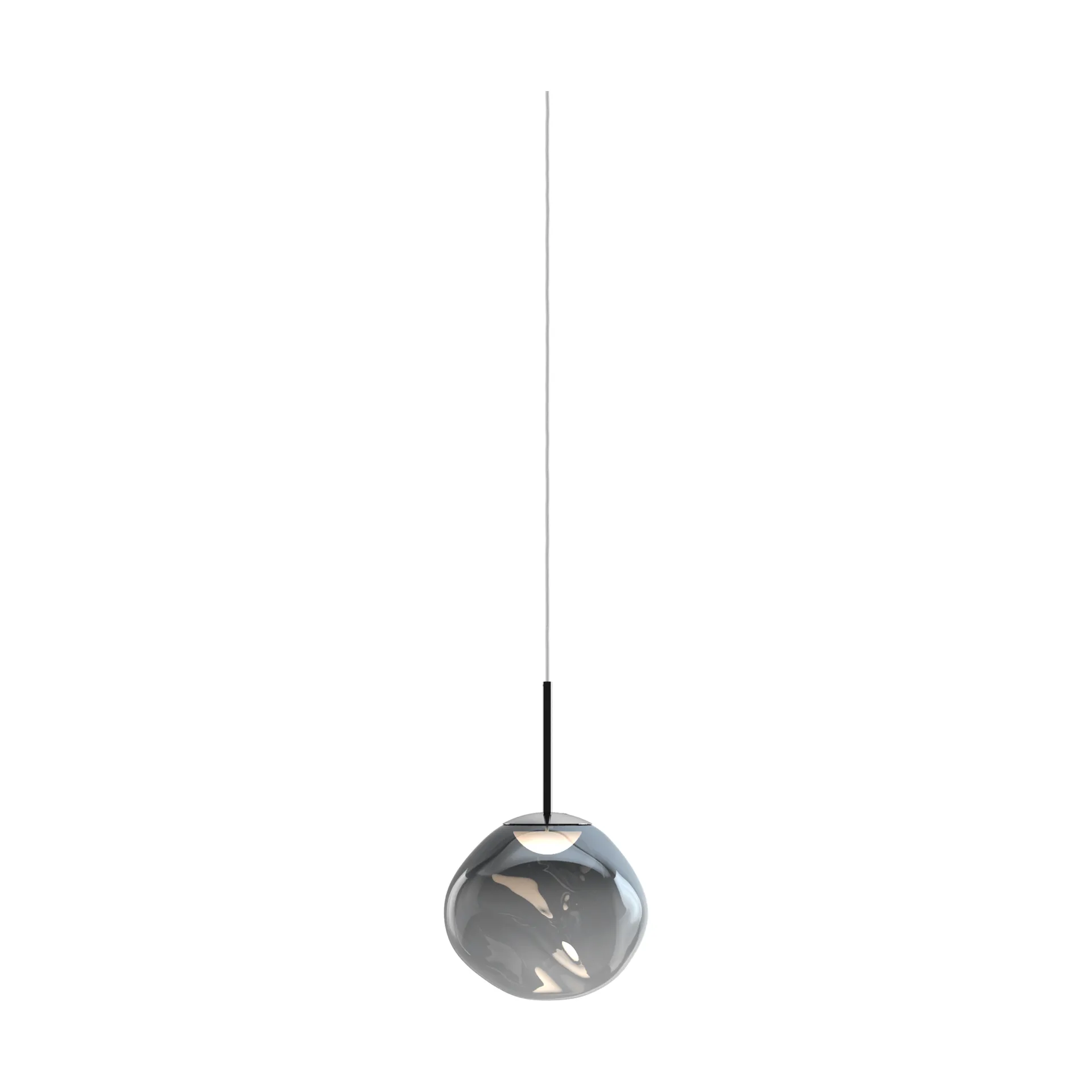 Melt pendel LED, Nickel, mini 27x28 cm Tom Dixon