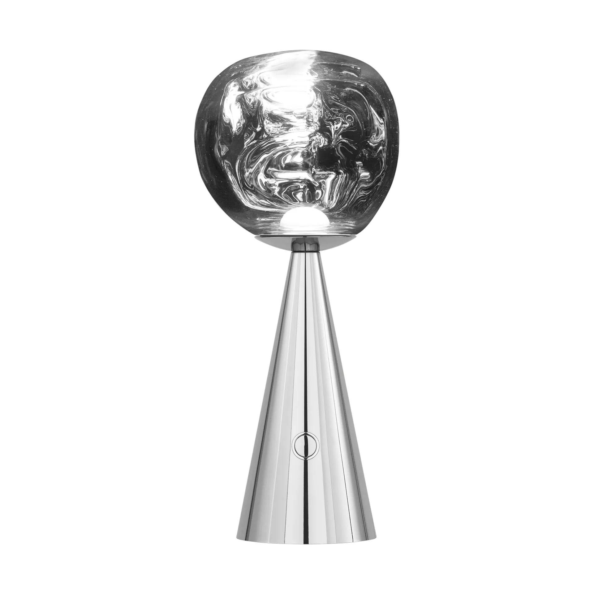 Melt portabel LED bordslampa 28,5 cm, Silver Tom Dixon