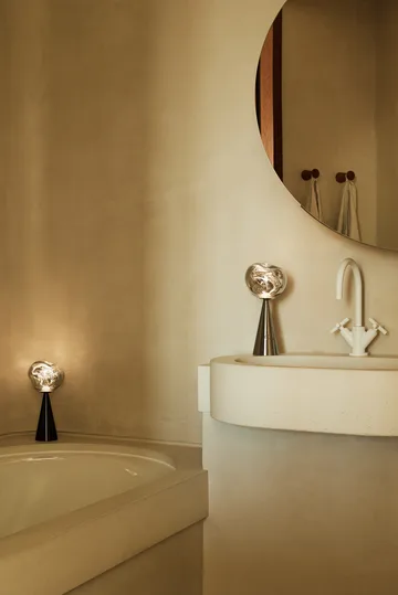 Melt portabel LED bordslampa 28,5 cm - Silver - Tom Dixon