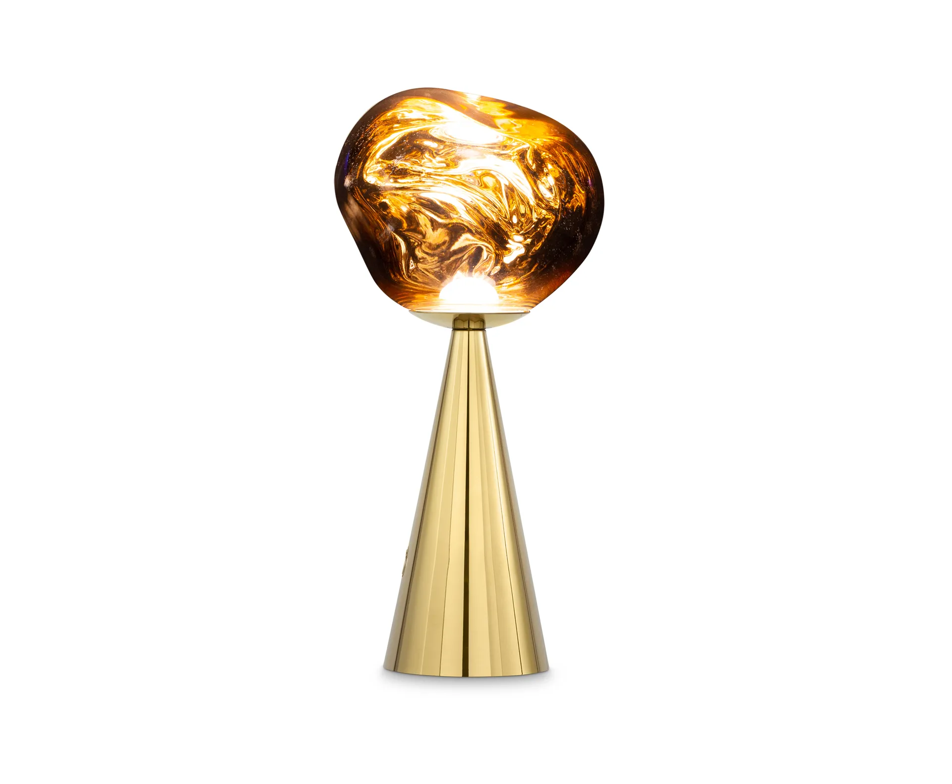 Melt Portable bordslampa, Gold Tom Dixon