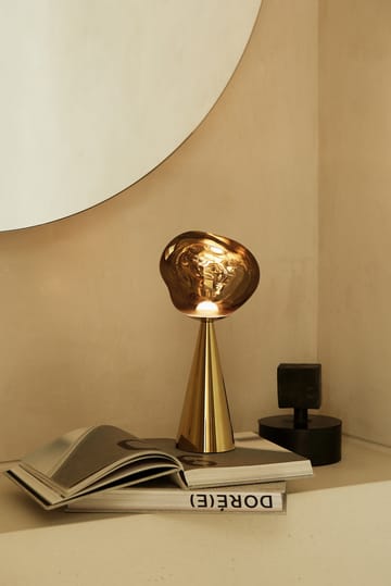 Melt Portable bordslampa - Gold - Tom Dixon