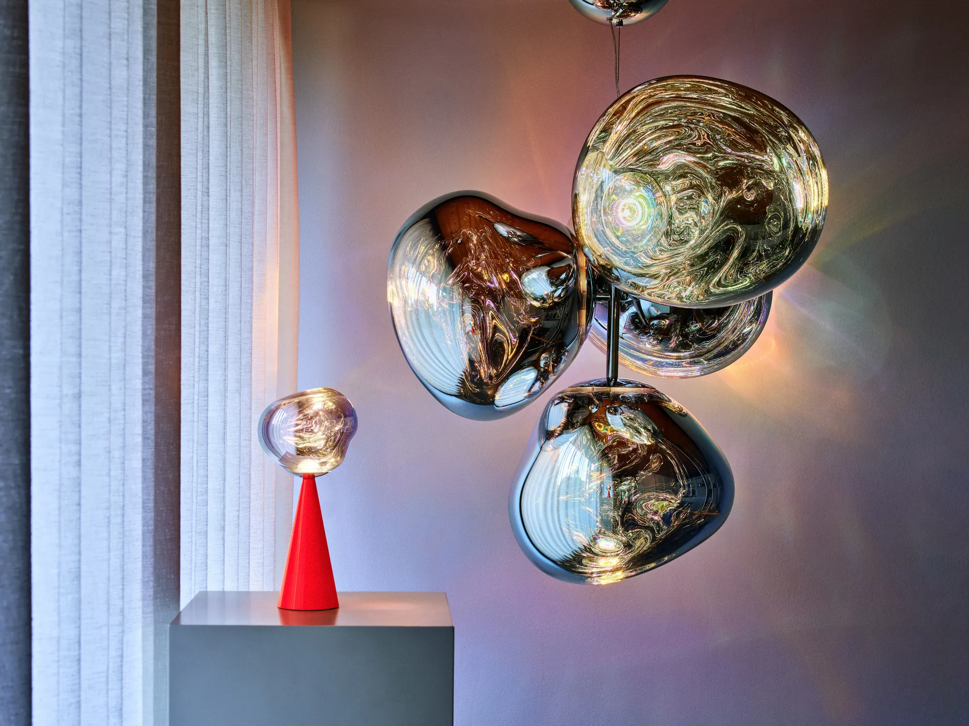 Melt Portable LED bordslampa 28,5 cm, Fluoro Tom Dixon