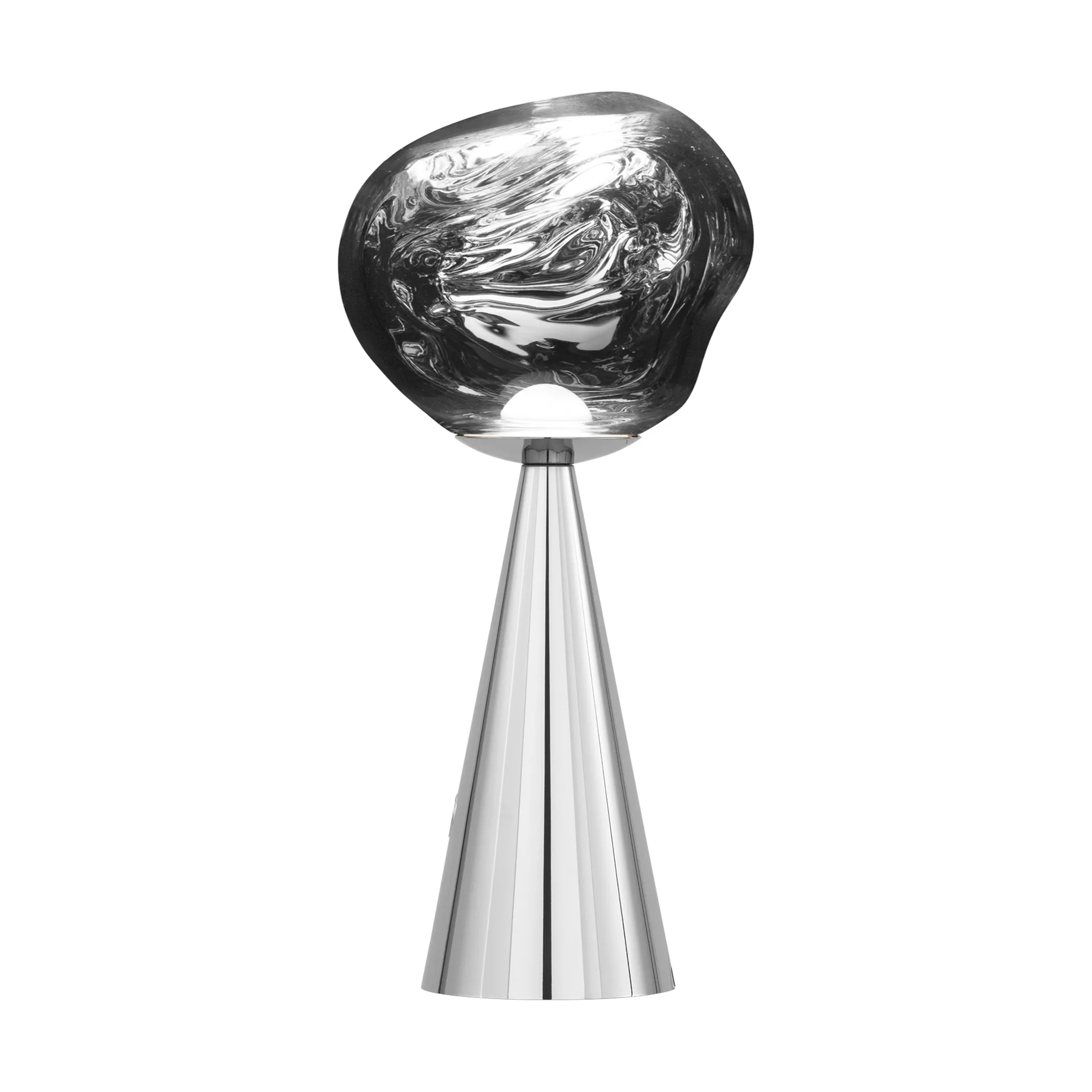 Melt Portable LED bordslampa 28,5 cm, Silver Tom Dixon