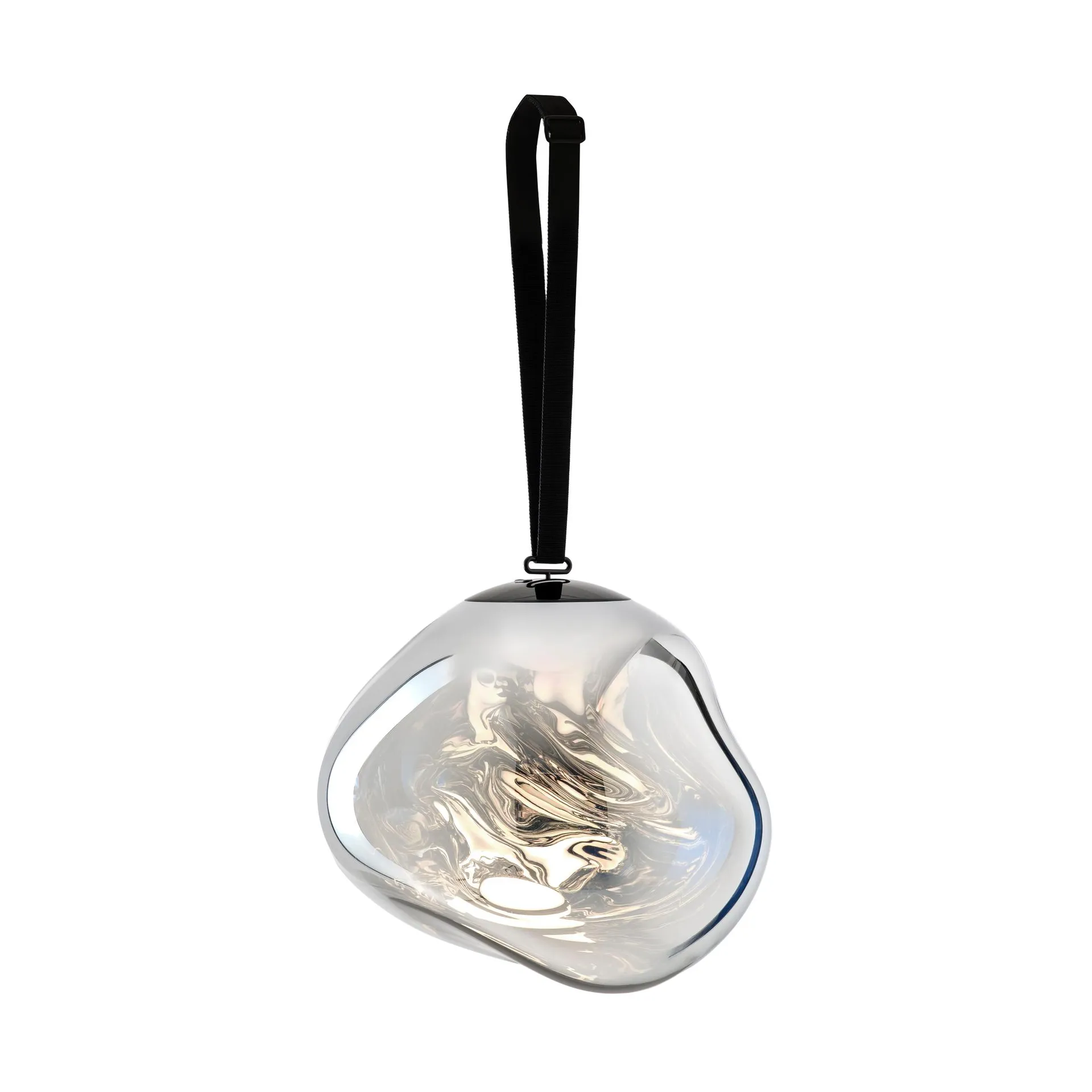 Melt Portable LED Large golvlampa, Silver Tom Dixon