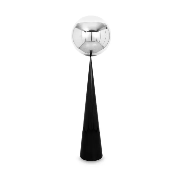 Mirror Ball fat golvlampa LED 175,5 cm, Silver Tom Dixon